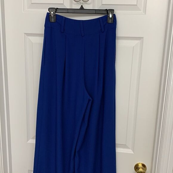 Flying Tomato size Small high waist royal blue wide leg pants - Picture 2 of 10